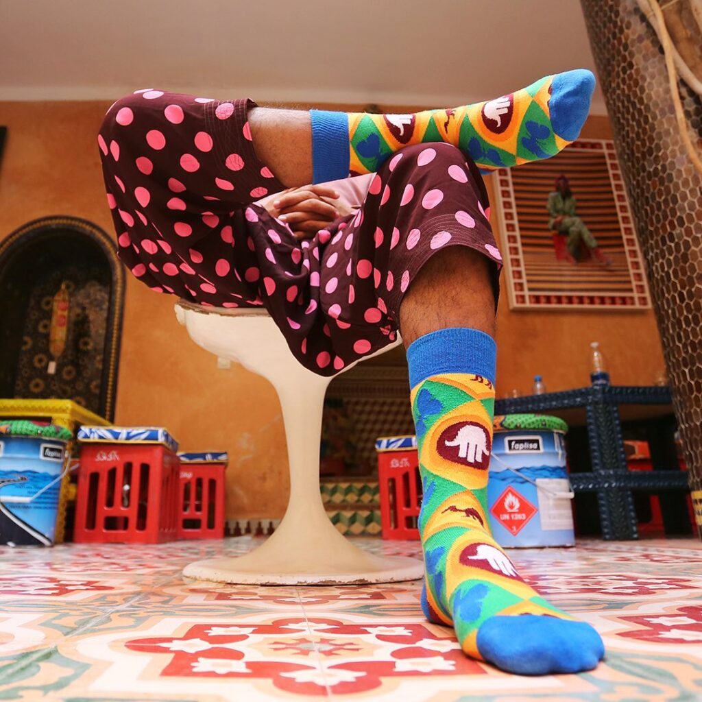 andy wahloo x happy socks
